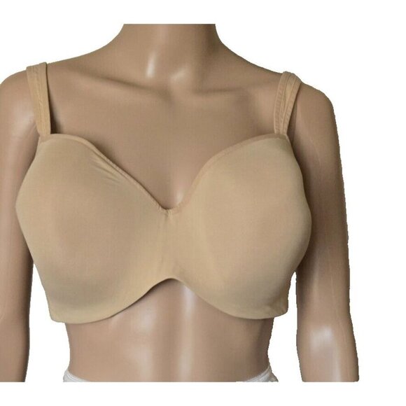 Le Mystere Renaissance Bra Beige Dream Tisha T-Shirt Underwire size 42D - Picture 1 of 5
